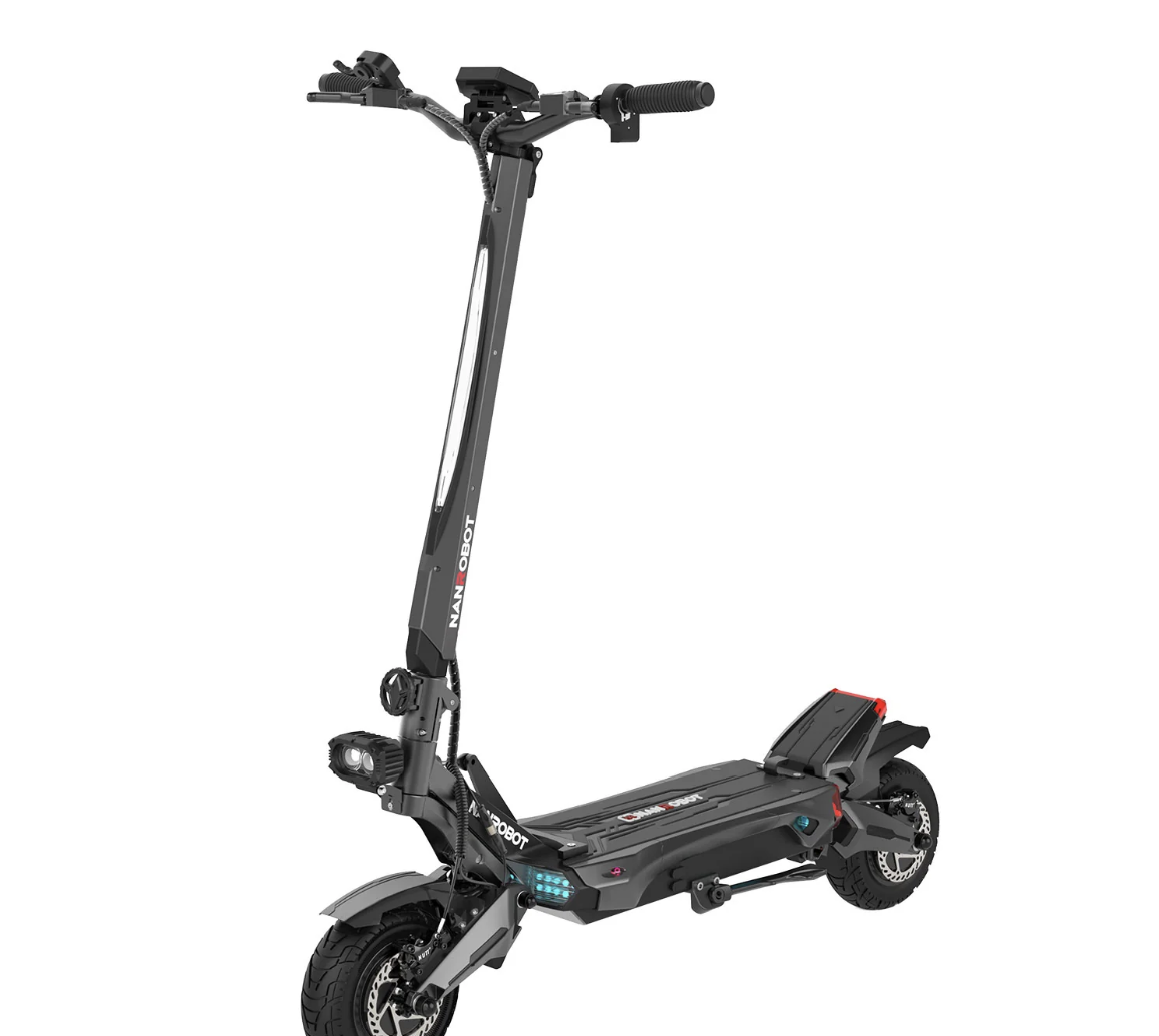 NANROBOT N6 el-løbehjul med to motorer, stort batteri og hydrauliske bremser
